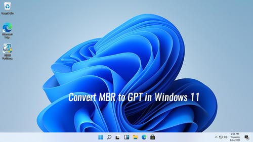 MBRをGPTに変換