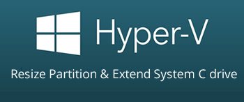 パーティション拡張 Hyper-V