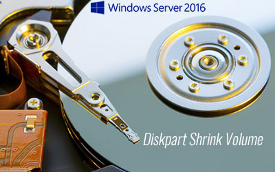 Diskpart パーティション縮小