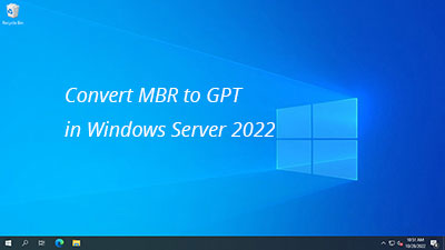 MBRをGPTに変換