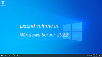 Server 2022-Partition erweitern