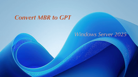 MBRをGPTに変換